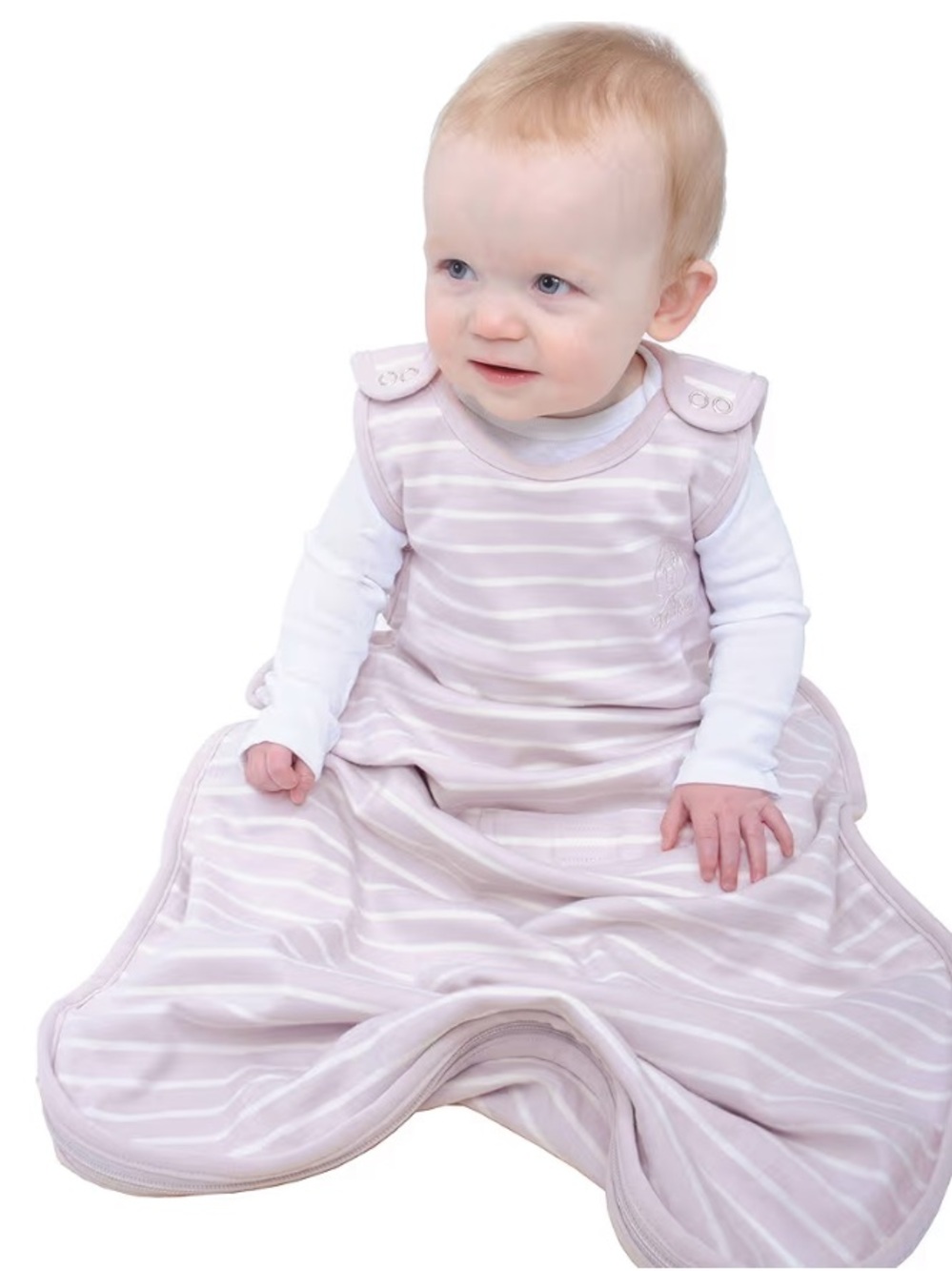 Pink Stripe Sleep Sack for Kids - Soft Wearable Blanket